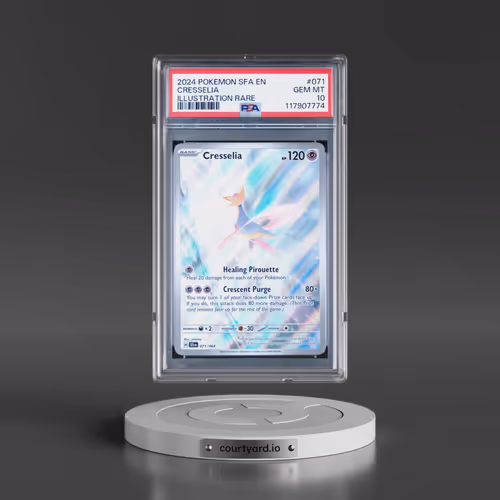 2024 Pokémon Sfa EN-Shrouded Fable #071 Cresselia - Illustration Rare (PSA 10 GEM MINT)