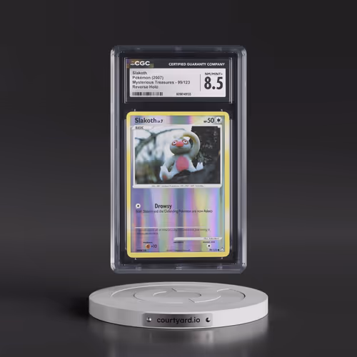 2007 Mysterious Treasures #99/123 Slakoth - Reverse Holo (CGC 8.5 NM-MT+)