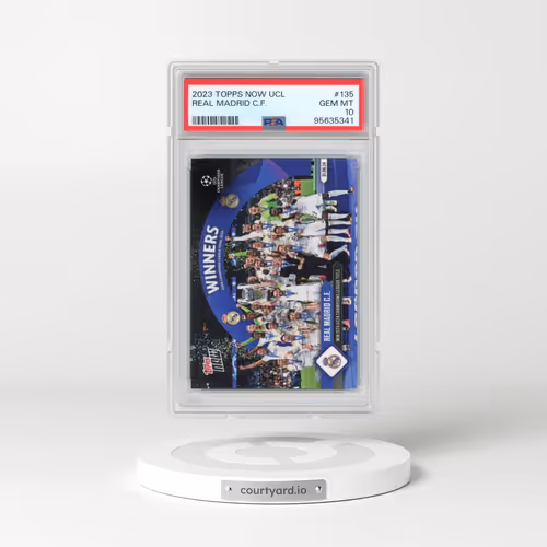 2023 Topps Now UEFA Champions League #135 Real Madrid C.F. (PSA 10 GEM MINT)