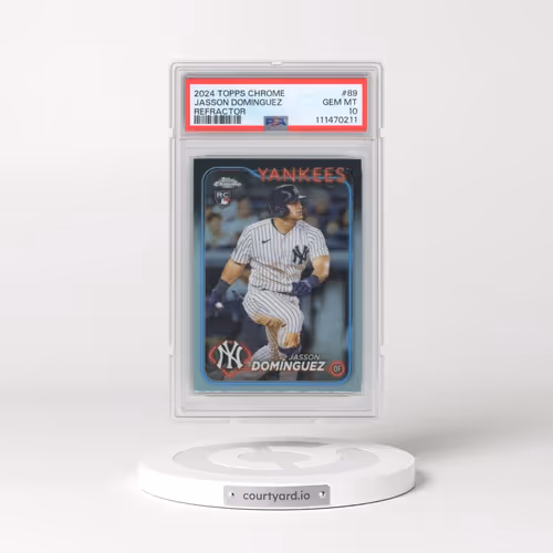 2024 Topps Chrome #89 Jasson Dominguez - Refractor (PSA 10 GEM MINT)