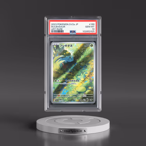 2023 Pokémon Sv2a-Pokemon 151 #166 Bulbasaur - Art Rare (PSA 10 GEM MINT)