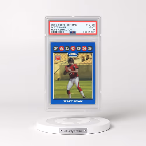 2008 Topps Chrome #TC166 Matt Ryan - Blue Refractor (PSA 9 MINT)