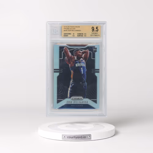 2019 Panini Prizm #248 Zion Williamson - Silver Prizm (BGS 9.5 GEM MINT)