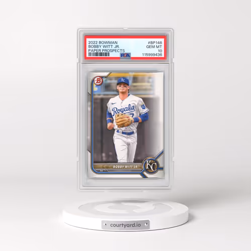 2022 Bowman Paper Prospects #BP146 Bobby Witt Jr. (PSA 10 GEM MINT)