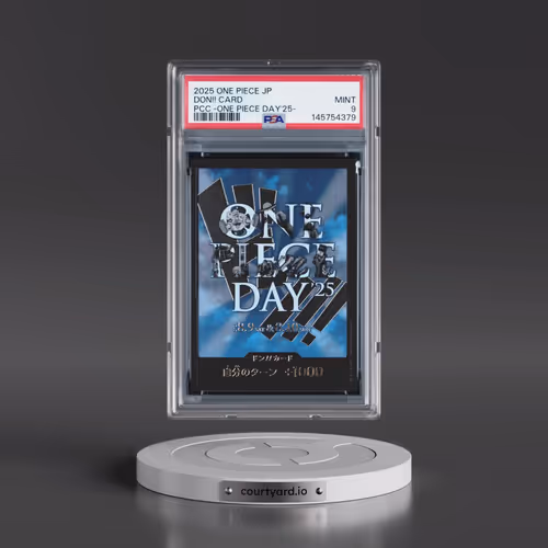 2025 One Piece Japanese Premium Card Collection -One Piece Day'25 Don!! Card (PSA 9 MINT)