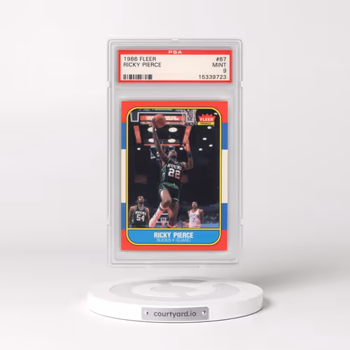 1986 Fleer #87 Ricky Pierce (PSA 9 MINT)