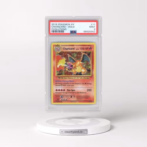 2016 Pokémon XY Evolutions #11 Charizard - Holo (PSA 9 MINT)