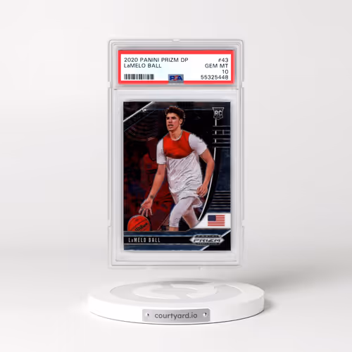 2020 Panini Prizm Draft Picks #43 LaMelo Ball (PSA 10 GEM MINT)