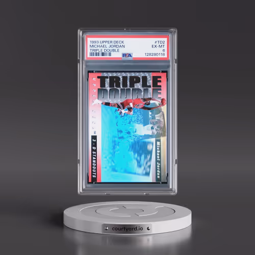 1993 Upper Deck Triple Double #TD2 Michael Jordan (PSA 6 EX-MT)