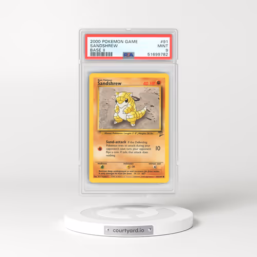 2000 Base Set 2 #91 Sandshrew (PSA 9 MINT)