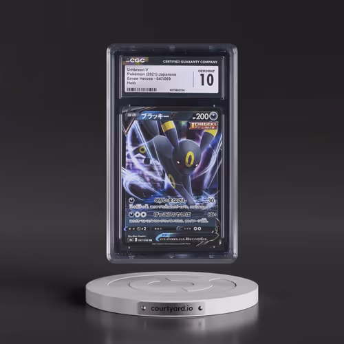2021 Eevee Heroes #047/069 Umbreon V - Holo (CGC 10 GEM MINT)