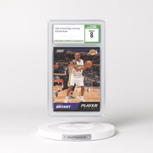 2018 Panini Player of the Day #29 Kobe Bryant (CSG 8 NM-MT)