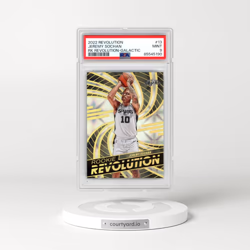 2022 Panini Revolution Rookie Revolution #13 Jeremy Sochan - Galactic (PSA 9 MINT)
