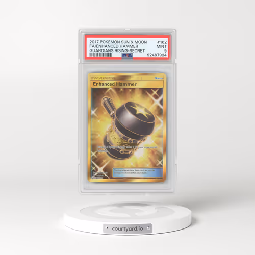 2017 Guardians Rising #162 Enhanced Hammer - Full Art Holo (PSA 9 MINT)