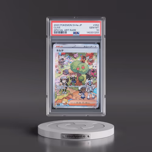 2023 Pokémon Sv4a-Shiny Treasure EX #352 Clive - Special Art Rare (PSA 10 GEM MINT)