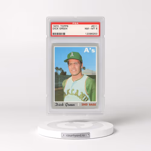 1970 Topps #311 Dick Green (PSA 8 NM-MT)