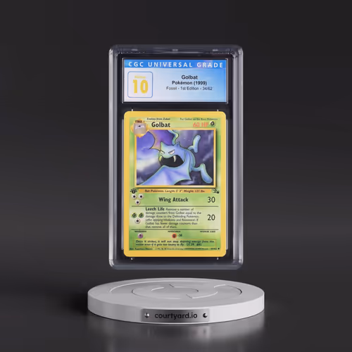 1999 Fossil #34/62 Golbat - 1st Edition 1st Edition (CGC 10 PRISTINE)