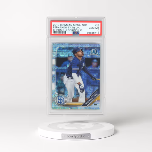2019 Bowman Mega Box Chrome #25 Fernando Tatis Jr. - Looking Up (PSA 10 GEM MINT)