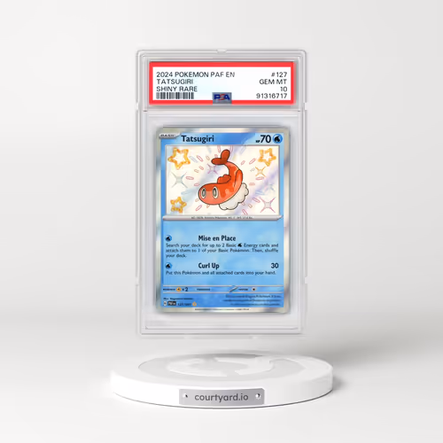 2024 Pokémon Paf EN-Paldean Fates #127 Tatsugiri - Shiny Rare (PSA 10 GEM MINT)