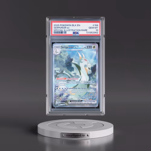 2025 Pokémon Blk EN-Black Bolt #164 Serperior EX - Holo Special Illustration Rare (PSA 10 GEM MINT)