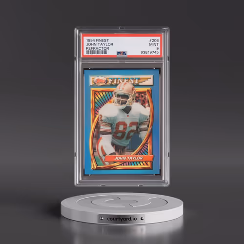 1994 Finest #208 John Taylor - Refractor (PSA 9 MINT)
