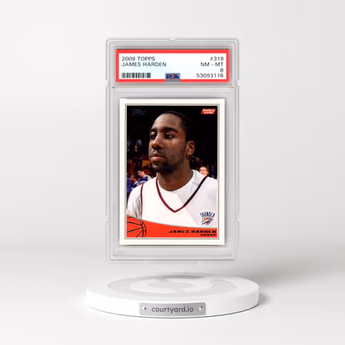 2009 Topps #319 James Harden (PSA 8 NM-MT)