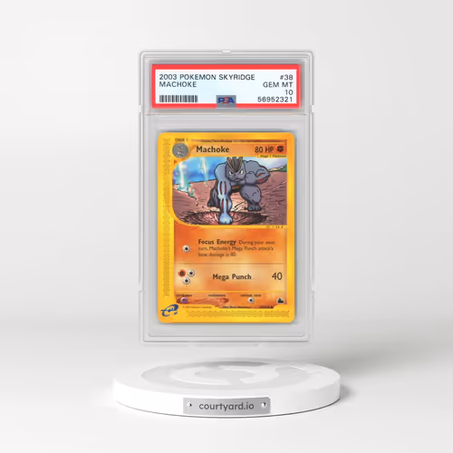 2003 Pokémon Skyridge #38 Machoke (PSA 10 GEM MINT)