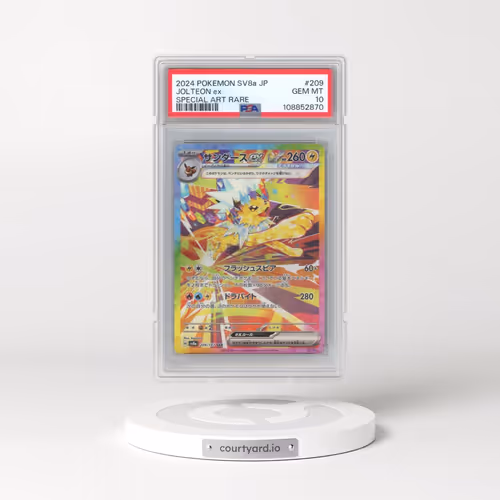 2024 Pokémon Sv8a-Terastal Fest EX #209 Jolteon EX - Holo Special Art Rare (PSA 10 GEM MINT)
