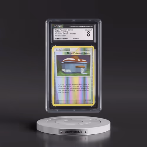 2007 Diamond & Pearl #108/130 Night Pokémon Center - Reverse Holo (CGC 8 NM-MT)
