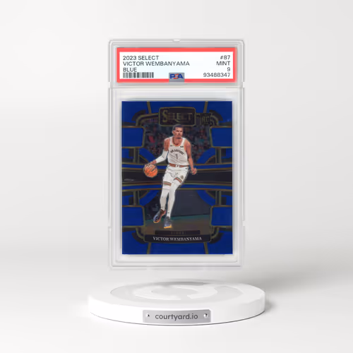 2023 Panini Select #87 Victor Wembanyama - Blue (PSA 9 MINT)