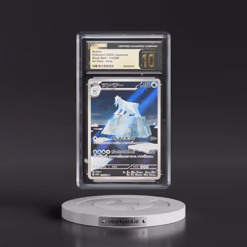 2025 Black Bolt - sv11B #114/086 Beartic - Art Rare Holo (CGC 10 PRISTINE)