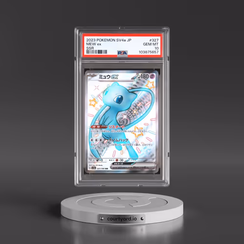2023 Pokémon Sv4a-Shiny Treasure EX #327 Mew EX - Holo Ssr (PSA 10 GEM MINT)