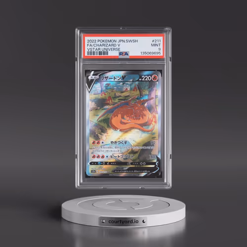 2022 Pokémon Sword & Shield Vstar Universe #211 Charizard V - Holo Full Art (PSA 9 MINT)