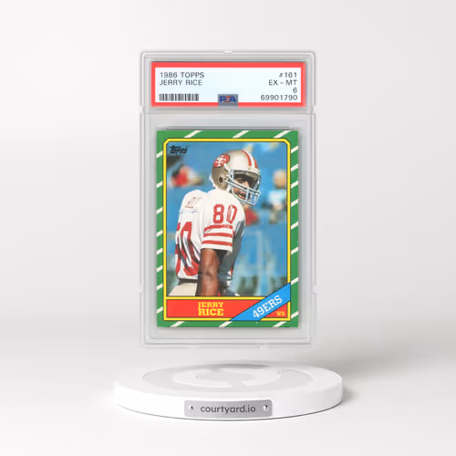 1986 Topps #161 Jerry Rice (PSA 6 EX-MT)