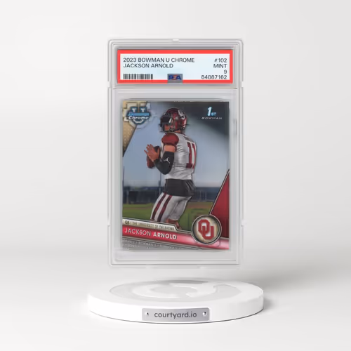 2023 Bowman University Chrome #102 Jackson Arnold (PSA 9 MINT)