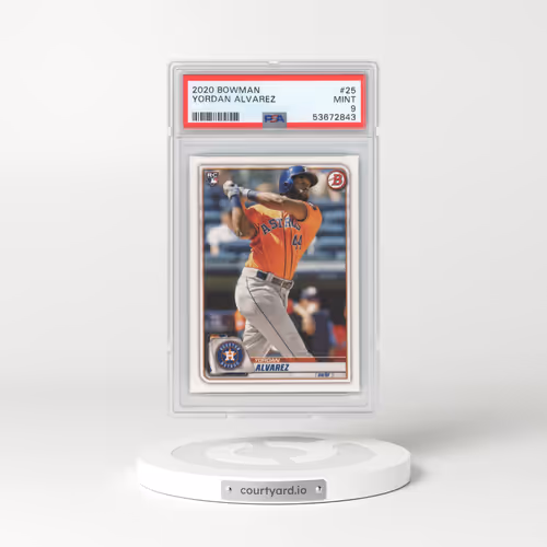 2020 Bowman #25 Yordan Alvarez (PSA 9 MINT)