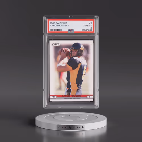 2005 SA-GE Hit #8 Aaron Rodgers (PSA 10 GEM MINT)