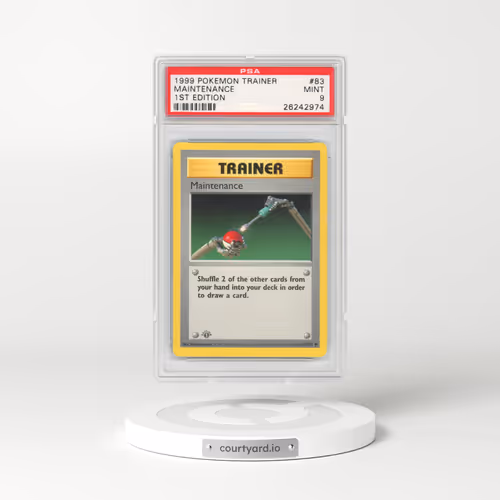 1999 Pokémon Game #83 Maintenance - 1st Edition (PSA 9 MINT)