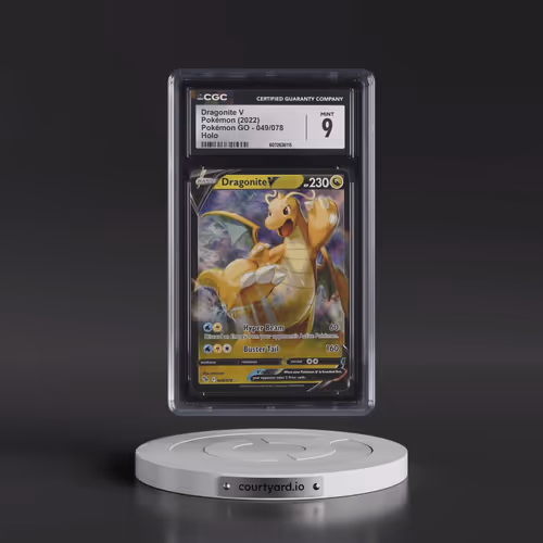 2022 Pokémon GO #049/078 Dragonite V - Holo (CGC 9 MINT)