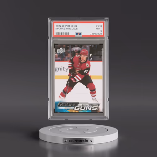 2022 Upper Deck #216 Matias Maccelli (PSA 9 MINT)