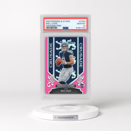 2023 Panini Rookies & Stars Crusade #CR20 Will Levis - Pink (PSA 10 GEM MINT)