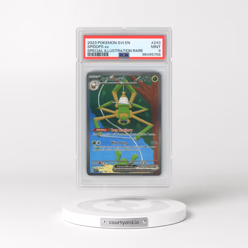 2023 Pokémon Svi EN-Scarlet & Violet #243 Spidops EX - Holo Special Illustration Rare (PSA 9 MINT)