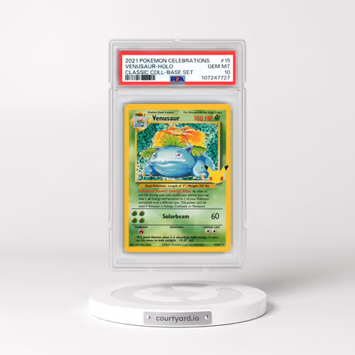2021 Pokémon Celebrations Classic Collection #15 Venusaur - Holo (PSA 10 GEM MINT)