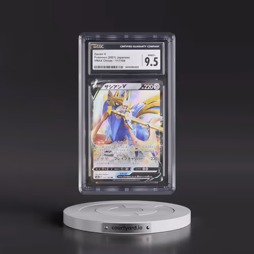 2021 VMAX Climax #117/184 Zacian V - Holo (CGC 9.5 MINT+)