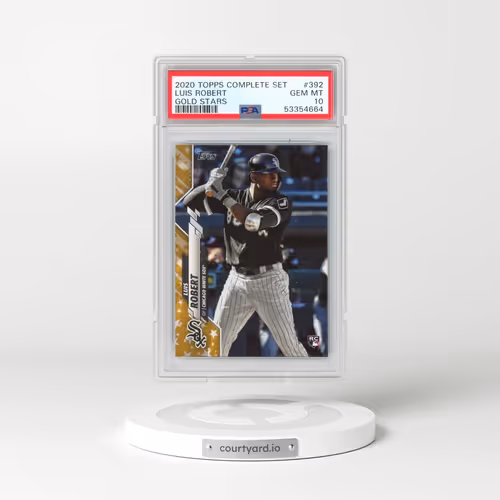 2020 Topps Complete Set #392 Luis Robert - Gold Stars (PSA 10 GEM MINT)