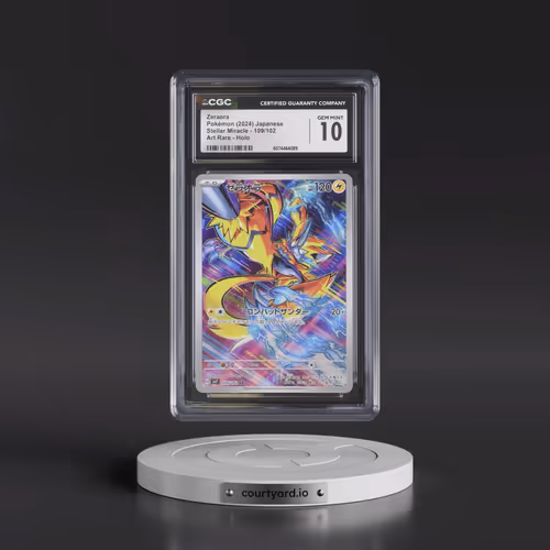 2024 Stellar Miracle #109/102 Zeraora - Art Rare Holo (CGC 10 GEM MINT)