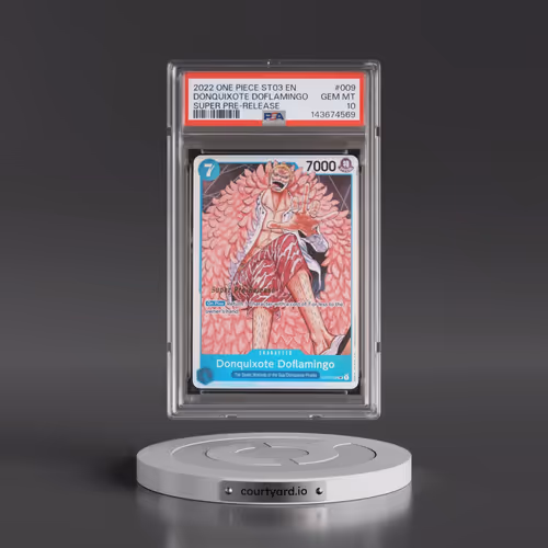 2022 One Piece Starter Deck ST03-the Seven Warlords of the Sea #009 Donquixote Doflamingo - Super Pr