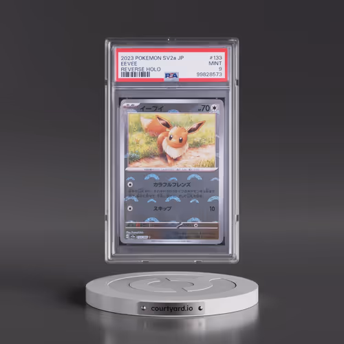 2023 Pokémon Sv2a-Pokemon 151 #133 Eevee - Reverse Holo (PSA 9 MINT)