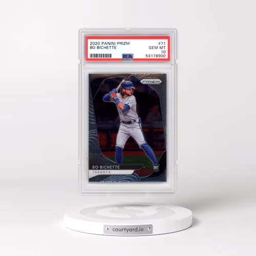 2020 Panini Prizm #71 Bo Bichette (PSA 10 GEM MINT)
