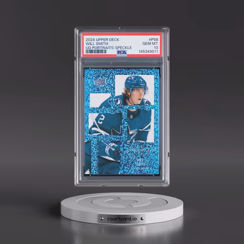 2024 Upper Deck UD Portraits #P58 Will Smith - Speckle (PSA 10 GEM MINT)